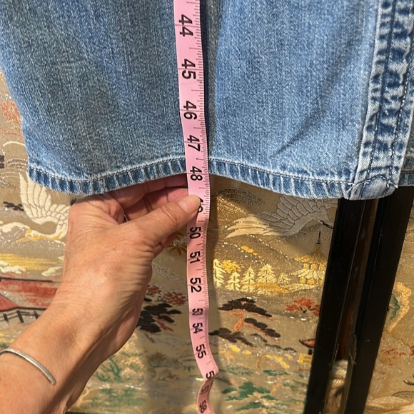 RALPH LAUREN BLUE DENIM SHIRT DRESS WESTERN FITTED LONG SLEEVE CLASSIC SZ PP - Picture 13 of 14